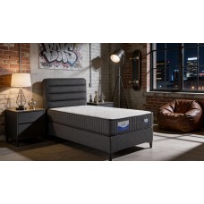 1-Persoons Boxspring Hybrid Antraciet 90x200