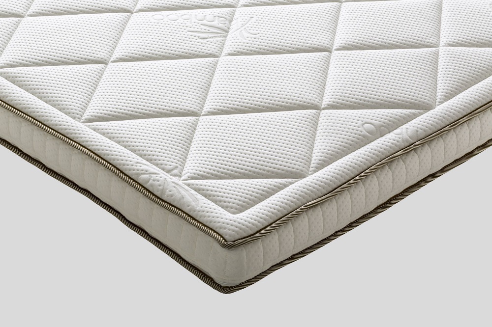Splittopper Koudschuim Bamboo 180x210x8 Cm - Ventilerend & Luxe Hoes Voor Boxspring & Verstelbaar Bed