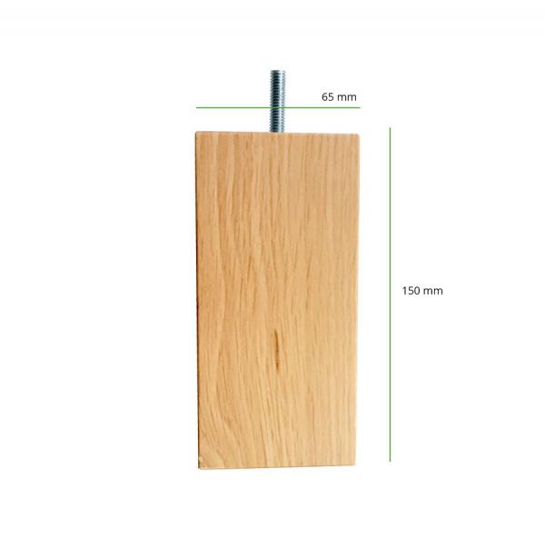 Losse Houten Boxspring Poten 15cm